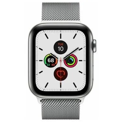 Apple Watch Series 5 44mm Stainless Steel (GPS + Cellular)